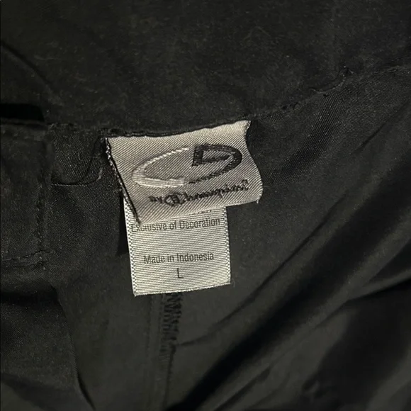 Champion Black Workout Capris with White Stripes - Picture 2 of 5